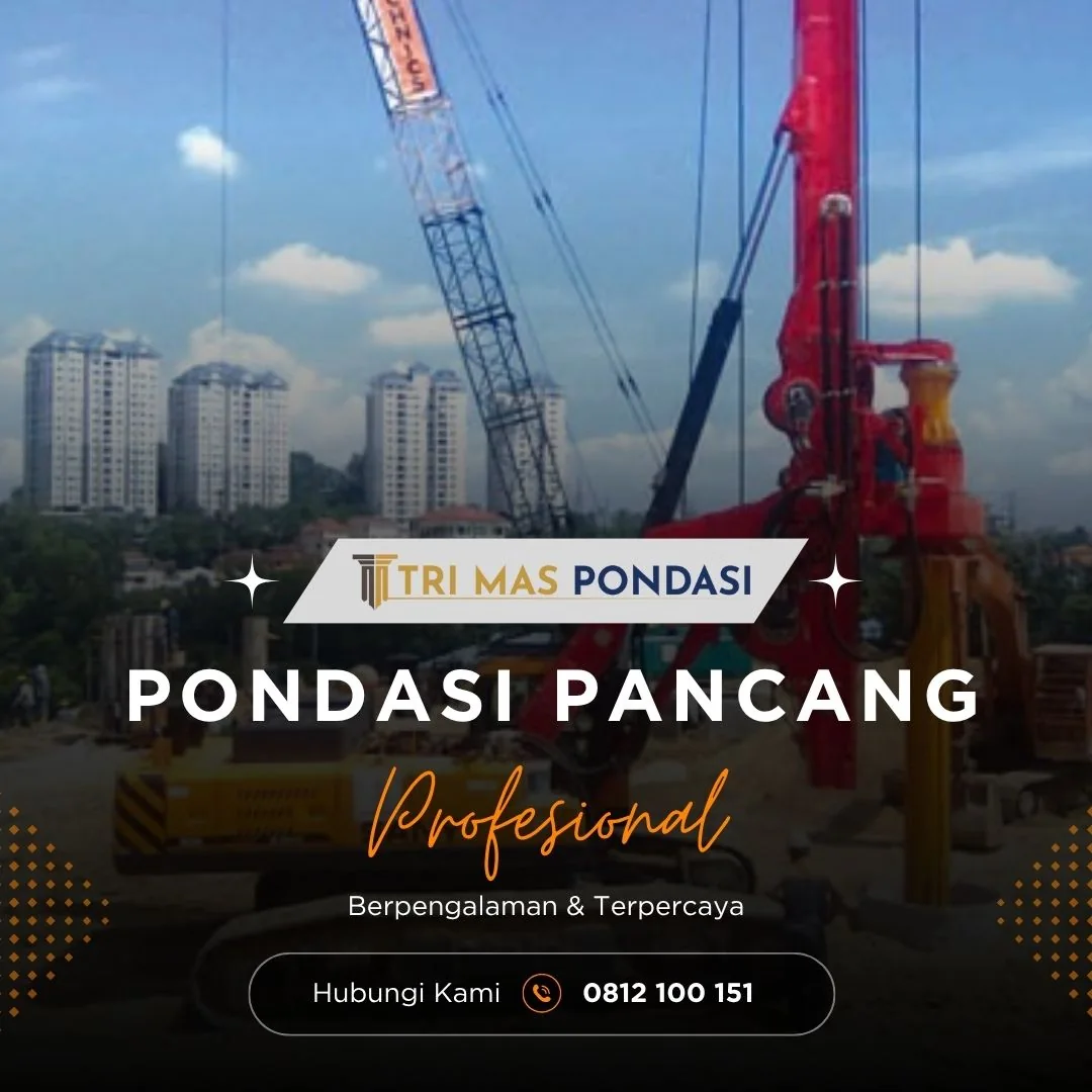Kontraktor Pancang | PT. Tri Mas Pondasi berkomitmen menjadi kontraktor pancang yang mampu menyediakan one stop service pemancangan pondasi